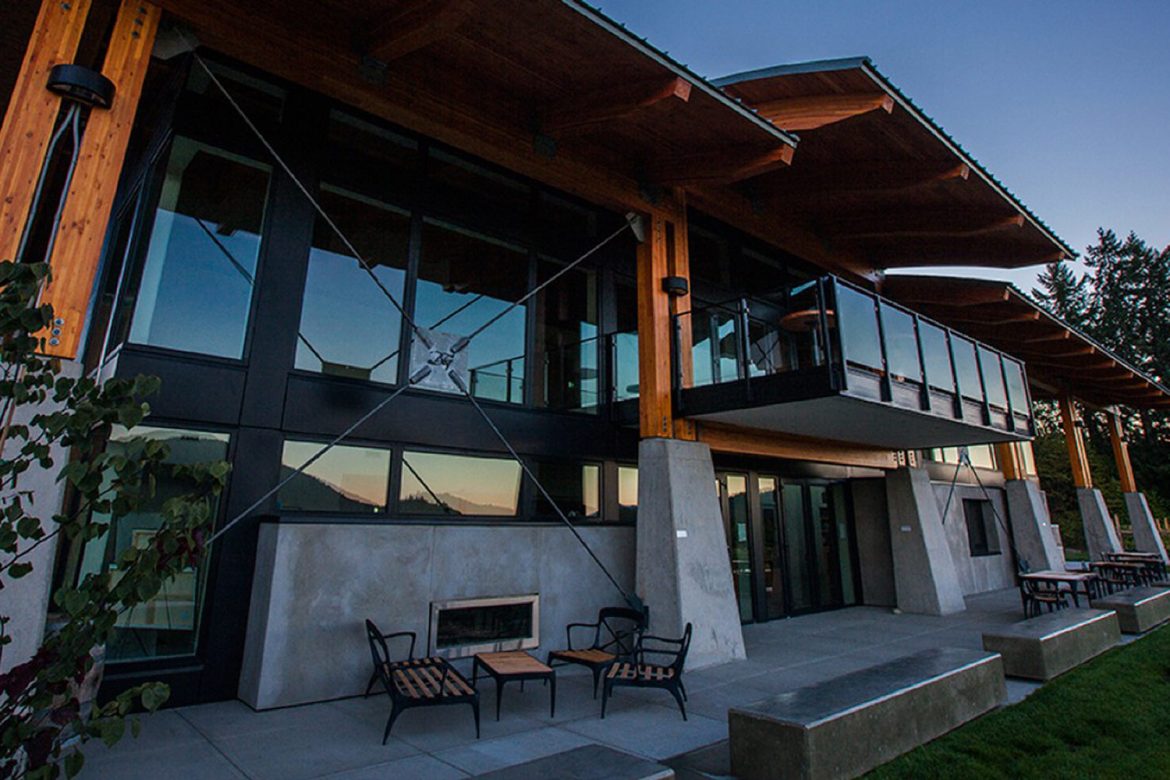 Blue Grouse Estate Winery ground sourced heat pump and controls installed by Southwest Solar & Heating